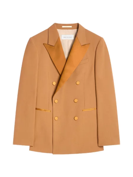 Costum Dries Van Noten de lână cu două rânduri de nasturi