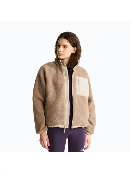 Geacă pentru femei The North Face Yumiori Reversible timeless taupe