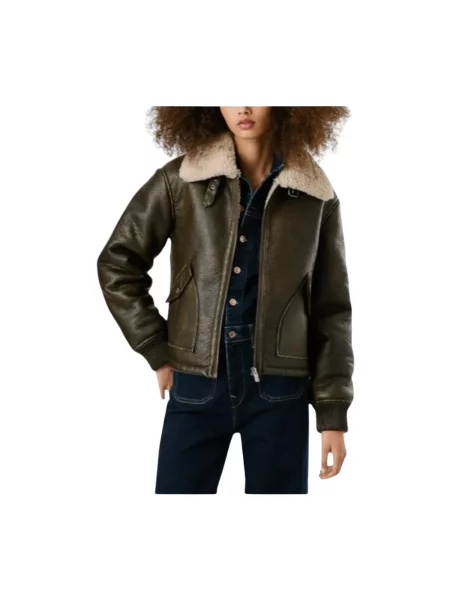 Kurtka jeansowa Pepe Jeans zielona