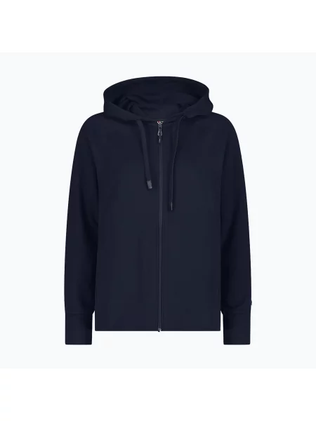 Mikina CMP Fix Hood black/blue černá