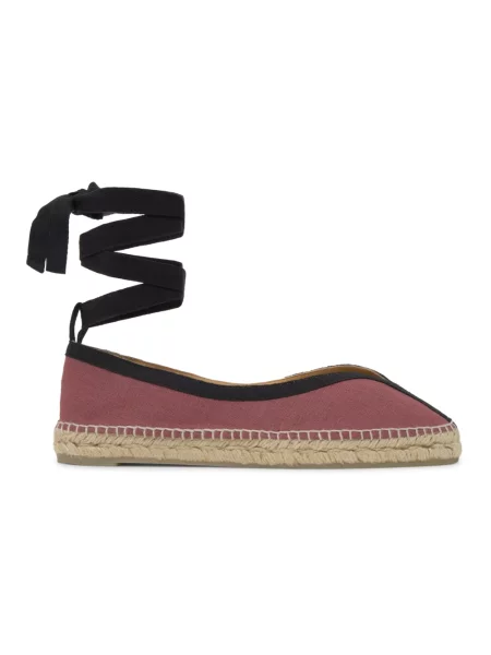 Espadryle Castaner bez obcasa fioletowe
