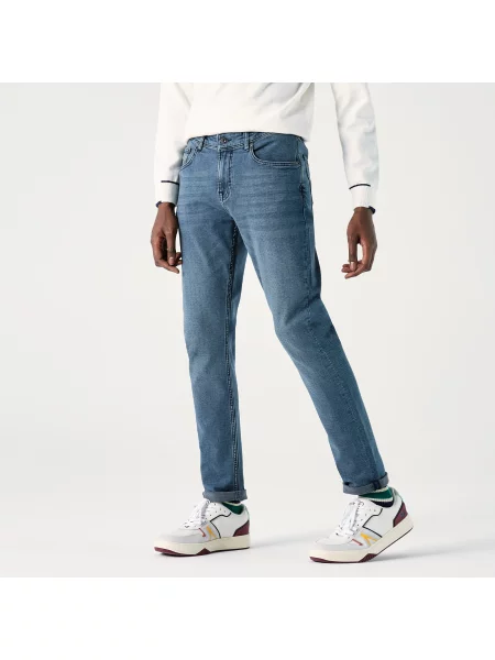 Lacoste Spodnie Lacoste granatowe