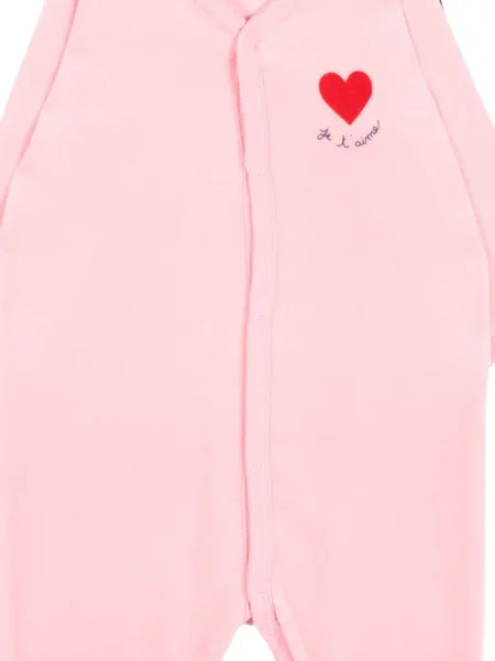 Piżama dziecięca Petit Bateau różowa