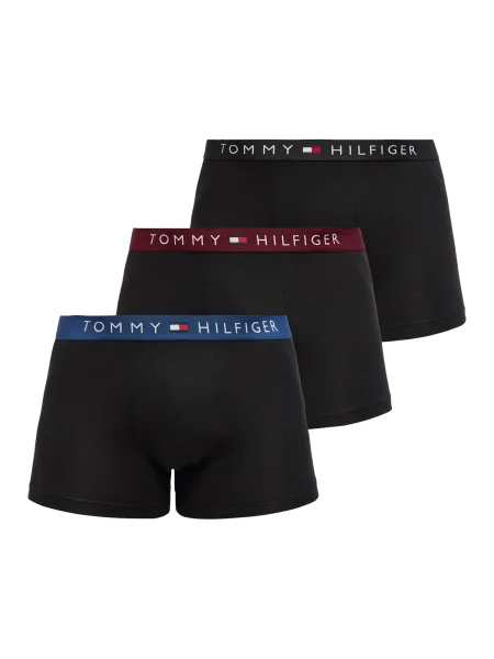 Tommy Hilfiger Underwear Boxeri bleumarin / roșu bordeaux negru