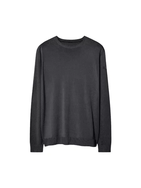 Dzianinowy sweter Rrd szary
