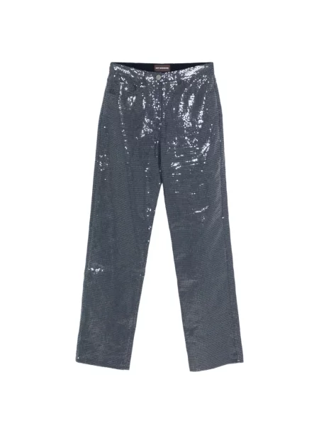 Spodnie Mvp Wardrobe z cekinami szare