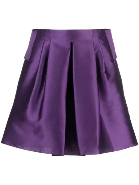 Mini sukňa Alberta Ferretti fialová