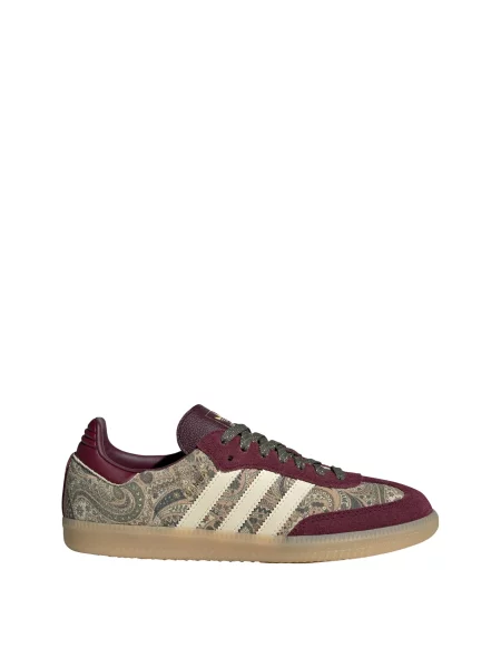 ADIDAS ORIGINALS Nízke tenisky Samba OG X Liberty London nebielená / kaki / olivová / burgundská