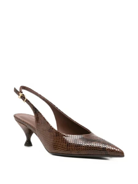 Pantofi cu toc Sergio Levantesi slingback maro