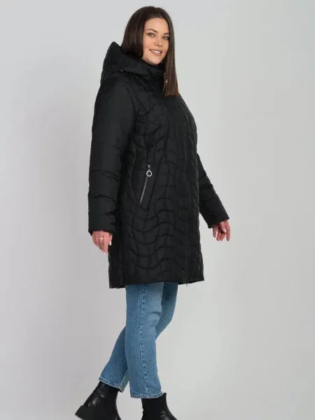 Классическая демисезонная куртка City Fashion Classic черная