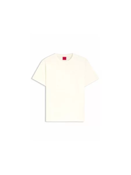 HUGO t-shirt basic beżowa