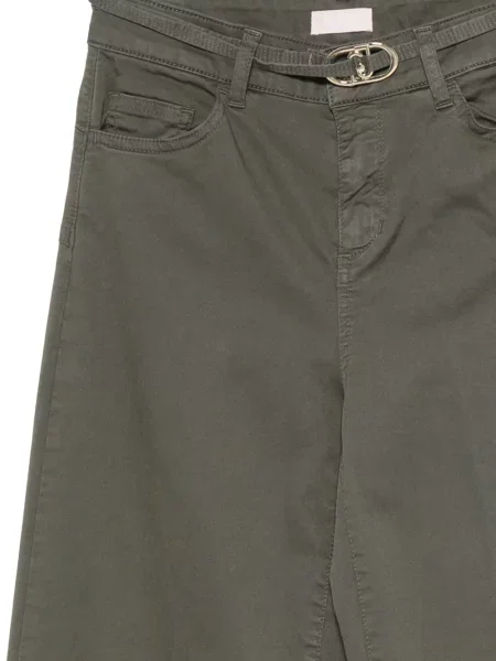 Pantaloni Liu Jo evazate verde