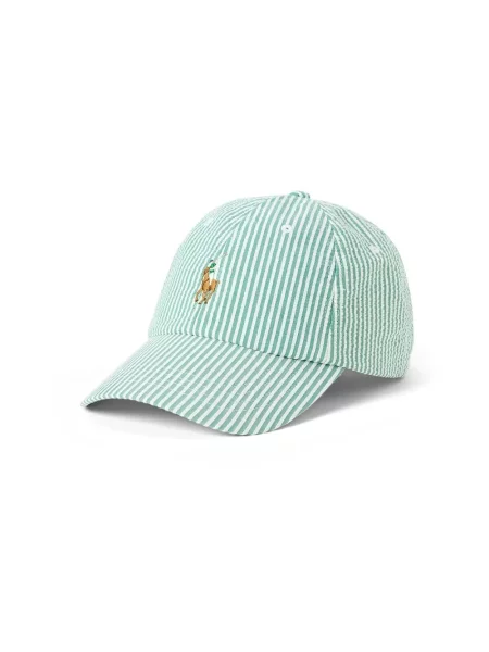 Polo Ralph Lauren czapka z daszkiem wzorzysta zielony