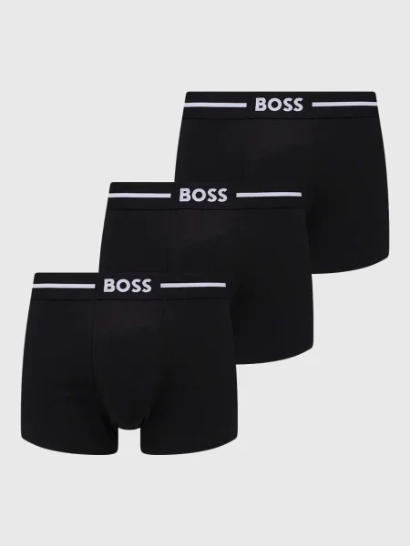 BOSS BLACK Chiloți boxer Trunk 3P Bold negru