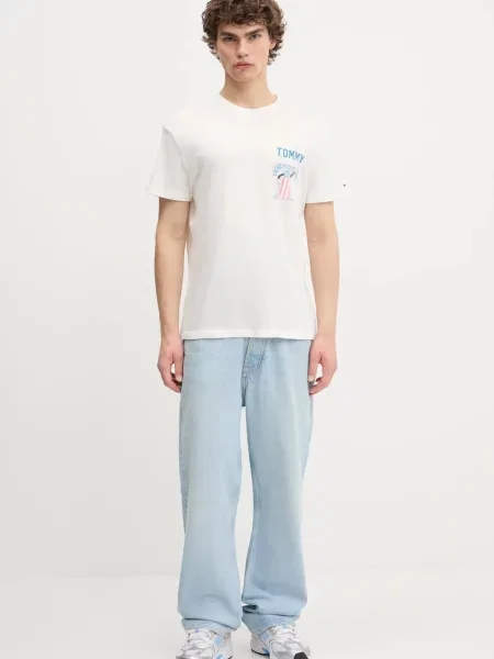 Kratka majica Tommy Jeans bela