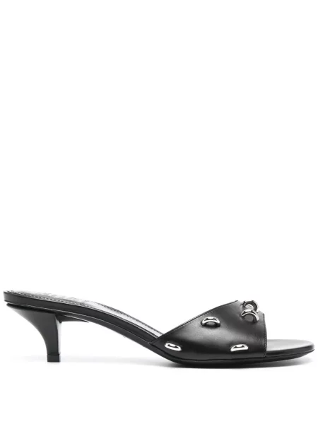 Papuci tip mules Givenchy cu tepi negru