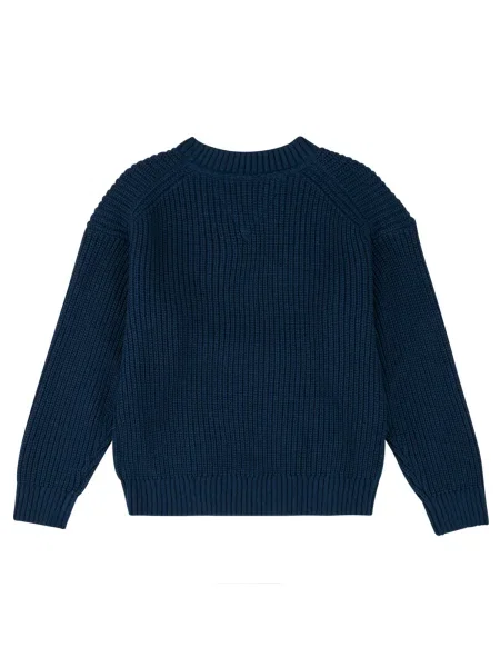Pulover copii Tommy Hilfiger albastru