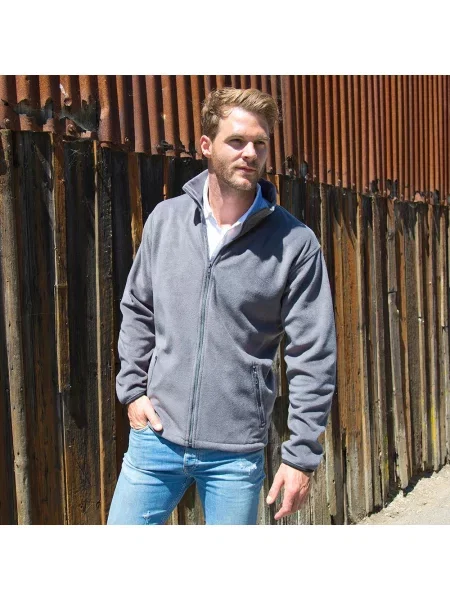 Kurtka Polarowa Fashion Fit szara