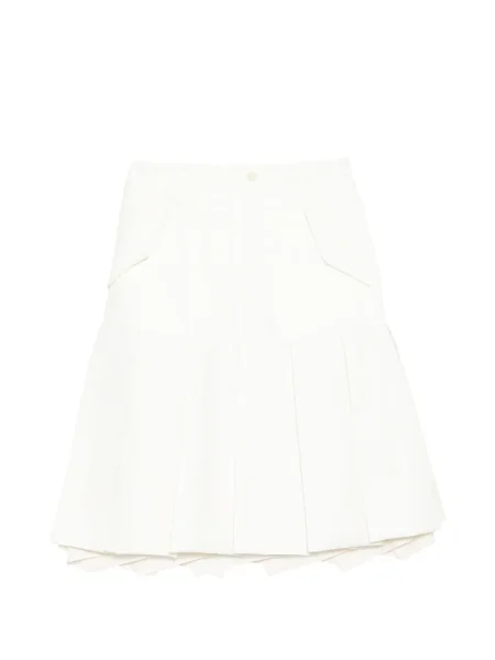 Fusta plisata Sacai cu cataramă plisată