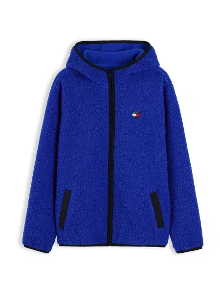Tommy Jeans Flisinis džemperis / tamsiai mėlyna