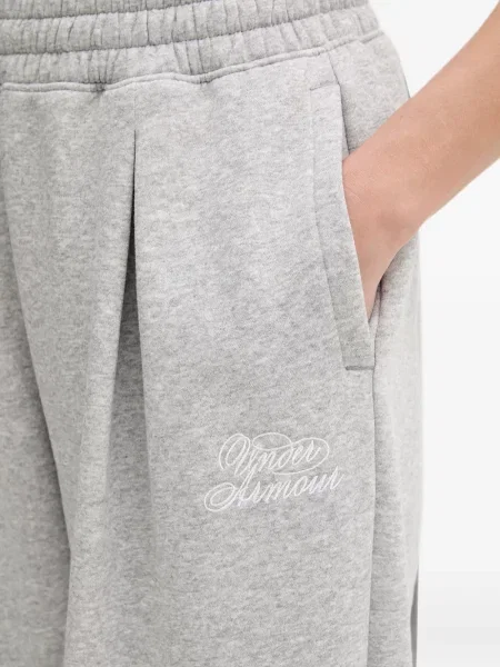 Pantaloni Under Armour din fleece alergare gri