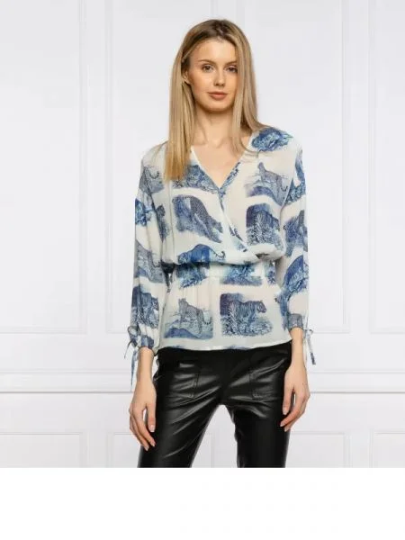 Silvian Heach hanorac PATIL alb