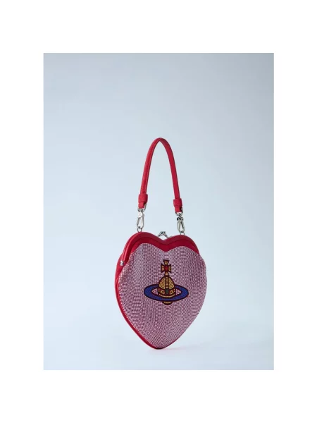 Portfel Vivienne Westwood w serca czerwony