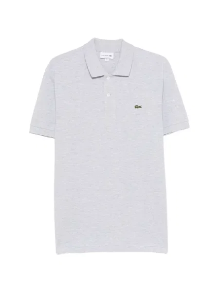 Tricou polo Lacoste cu autograf gri