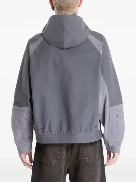 Hanorac cu glugă Nike gri