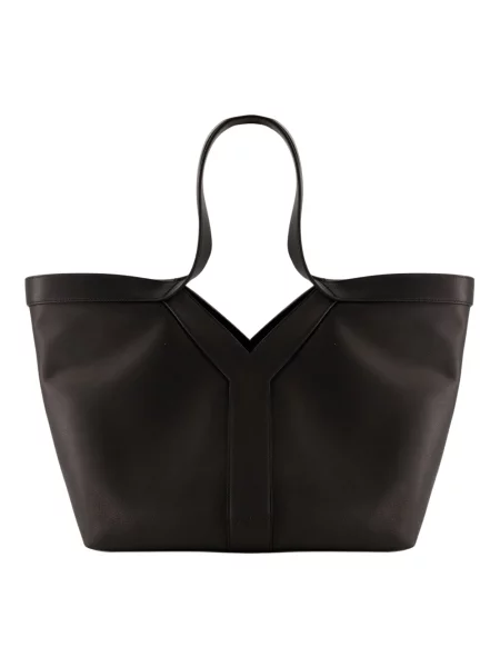 Shopperka Saint Laurent skórzana czarna