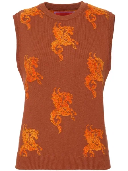 Top La Doublej brązowy