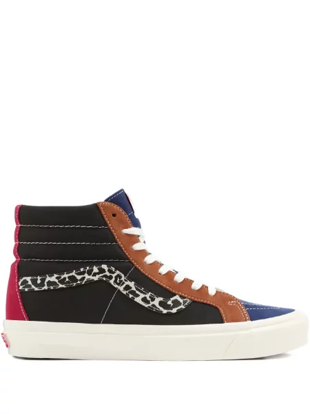 Sneakerși Vans cu imprimeu animal print negru