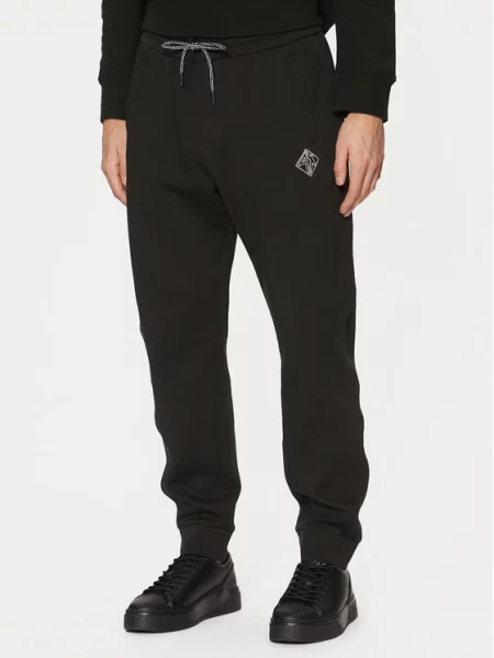 Armani Exchange Спортивні штани чорний