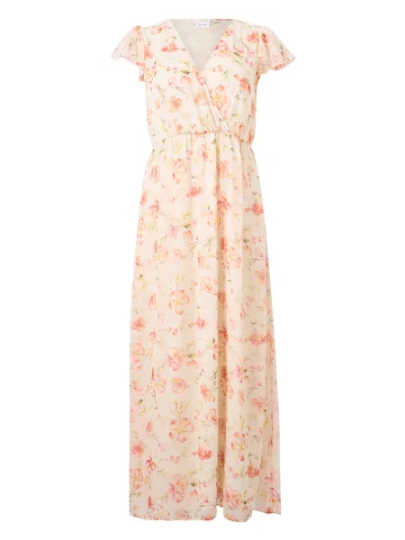 VILA Rochie de vară VIEMMA galben / verde / portocaliu alb