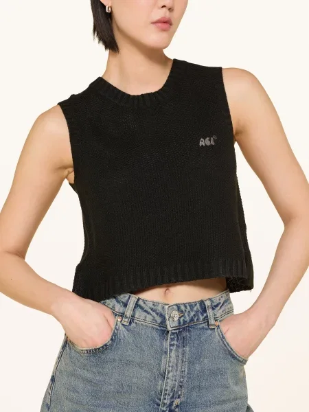 Top Another Cotton Lab černý