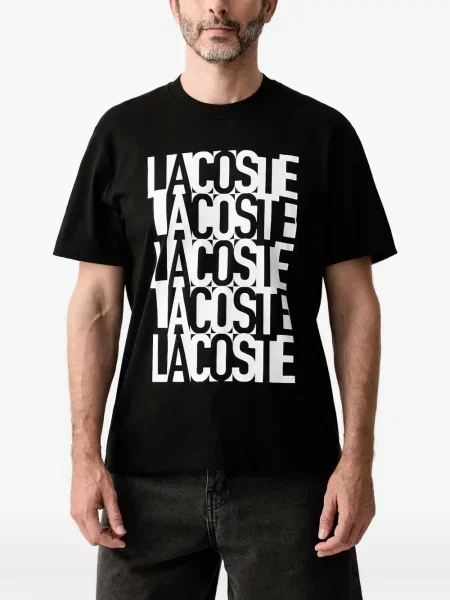 Tricou Lacoste cu imagine negru