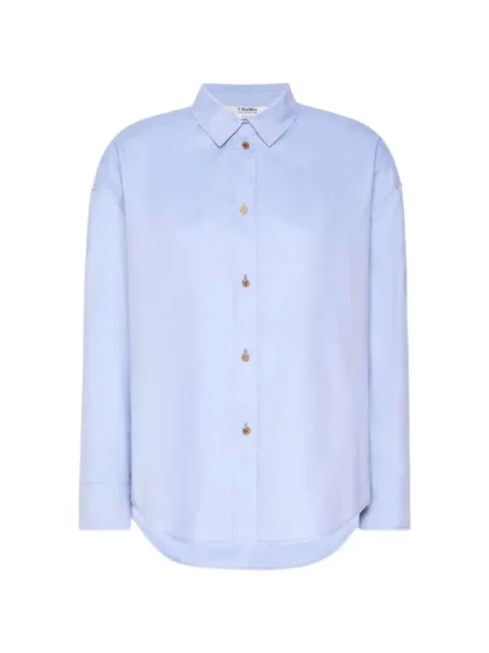 Oxford 's Max Mara din țesătură twill albastru