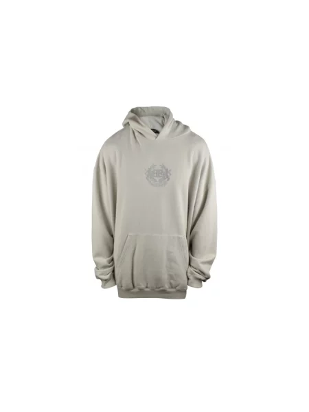 Bluza z kapturem Balenciaga z kapturem beżowa