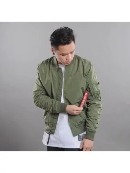 ALPHA INDUSTRIES Přechodná bunda TT tmavě zelená