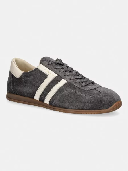 Gant Spearclub sneakers pentru bărbați din piele întoarsă gri