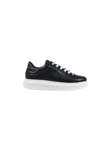 Sneakersy Karl Lagerfeld skórzane czarne