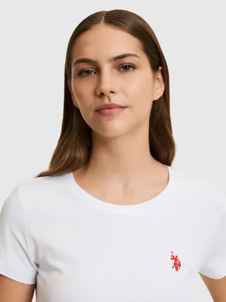 Поло U.s. Polo белое