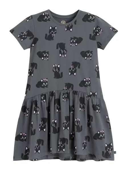 COOL CLUB by SMYK Rochie gri negru