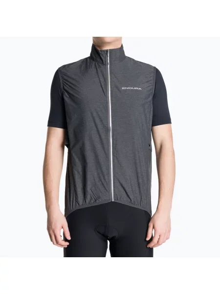 Мъжка колоездачна жилетка Endura Pakagilet black черно