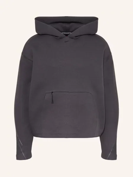 Nike Oversized Mikina S Kapucí Sportswear Tech tmavě šedá