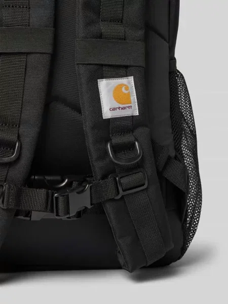 Plecak Carhartt Wip z logo płócienny czarny
