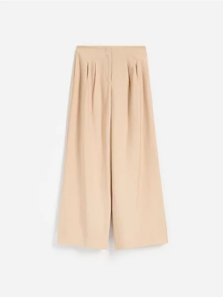 Reserved Pantaloni cu adaos de bej