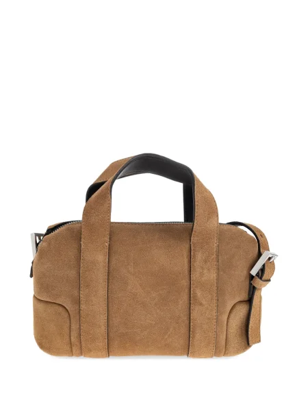 Geanta de piele Allsaints din piele cu cataramă