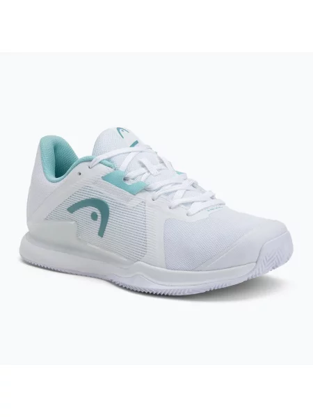 Дамски обувки за тенис HEAD Sprint Evo Clay white/ turquise бяло