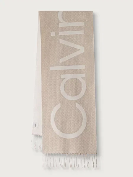 Calvin Klein fular pentru femei cu lână bej